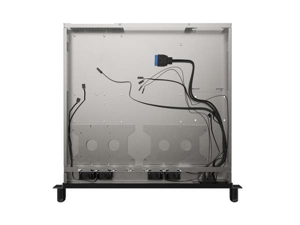 Lanberg SC01-4201-10B modulärt serverchassi Rack (1U) 0 GB