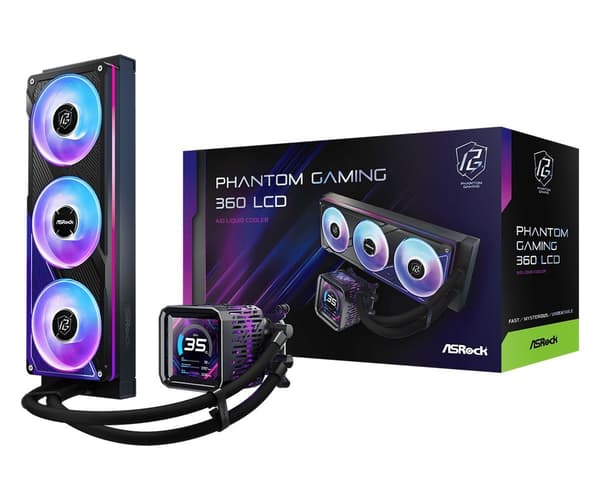 ASRock Phantom Gaming 360 LCD-jäähdytin