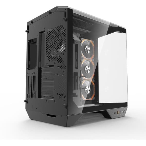 Kabinet uden strømforsyning - DARKFLASH DY470 - Cube - ATX-format - Sort