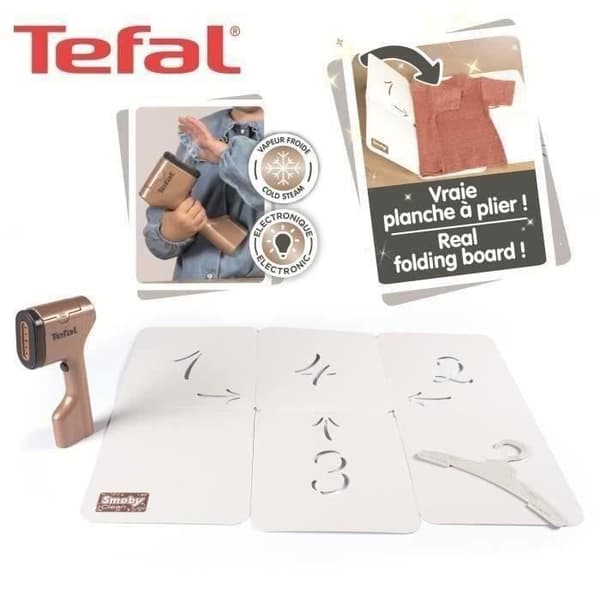 SMOBY - Tefal Smooth & Fold Set - från 3 år