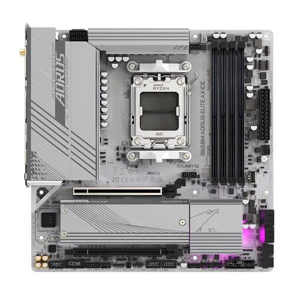 Gigabyte B650M AORUS ELITE AX ICE moderkort