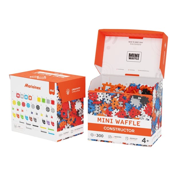 MARIOINEX Mini Waffle Constructor Blocks. 300 bitar