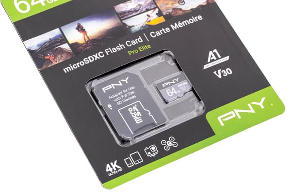 PNY PRO Elite microSDXC 64GB minneskort