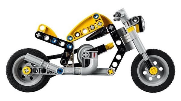 LEGO TECHNIC 42225 Gul Motorcykel