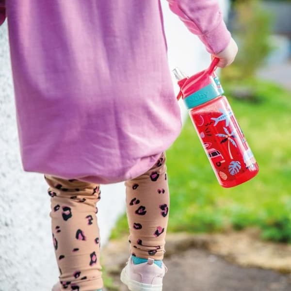 Paket med 2 vattenflaskor - NUBY - Super Quench - 540 ml - Rosa