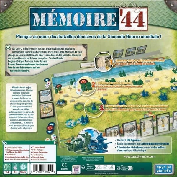 Asmodee - MEMORY '44 2025-udgaven - 20 år med 20 scenarier