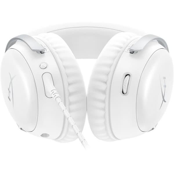 Kablet Gaming Headset - HyperX Cloud III - til PC og Konsol - Hvid