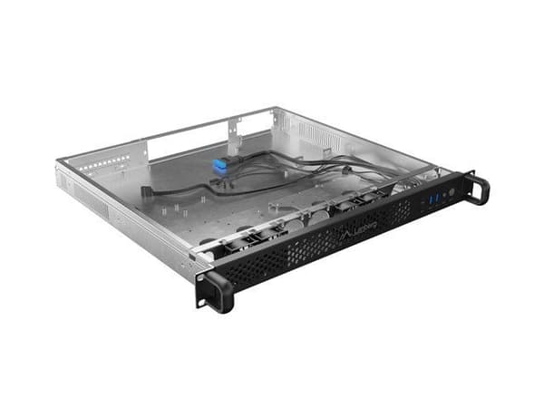 Lanberg SC01-4201-10B modulärt serverchassi Rack (1U) 0 GB