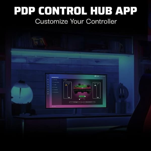 Gamepad - Xbox - Rematch Glow Advanced - Filiare - Space Dust - PDP