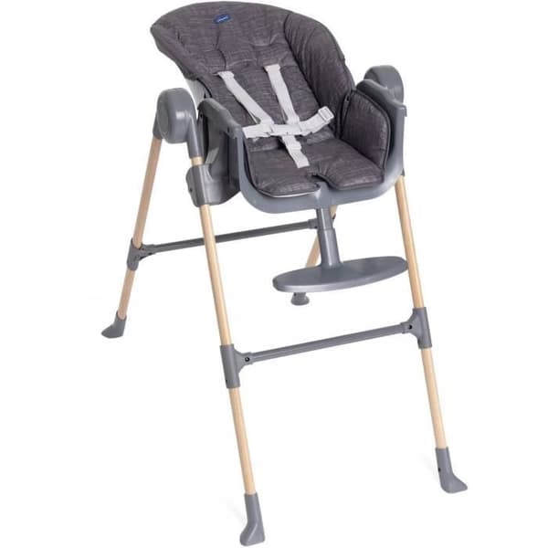 Barnstol - CHICCO - Polly Essential - 0/3 år - Kolgrå