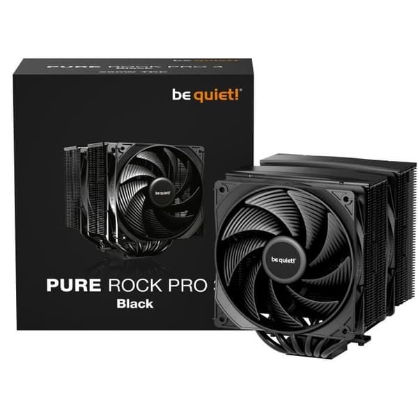 BE QUIET! - Pure Rock Pro 3 - CPU-køler - BK042 - Sort