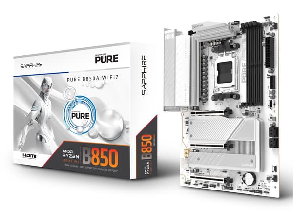 SAPPHIRE PURE B850A WIFI7 moderkort