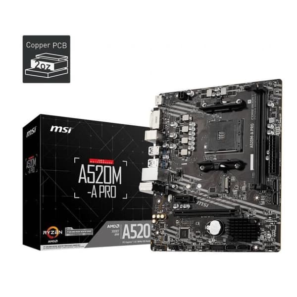 Emolevy - MSI - A520M-A PRO - (911-7C96-020)