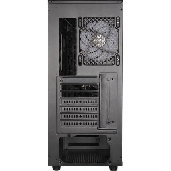 Semitower-kabinet - Bitfenix - Saber Mesh RGB - Sort - 4 interne båse - Luftkøling