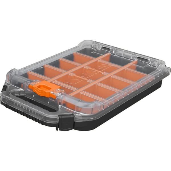 Halv organizer - WORX BY KETER - STACK N ROLL - 33 x 24 x 8 cm - Sort