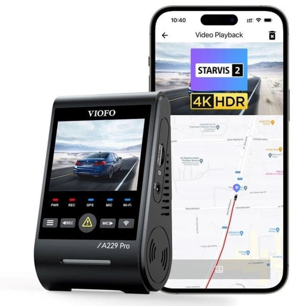 VIOFO A229 PRO 1CH-G GPS-videoinspelare
