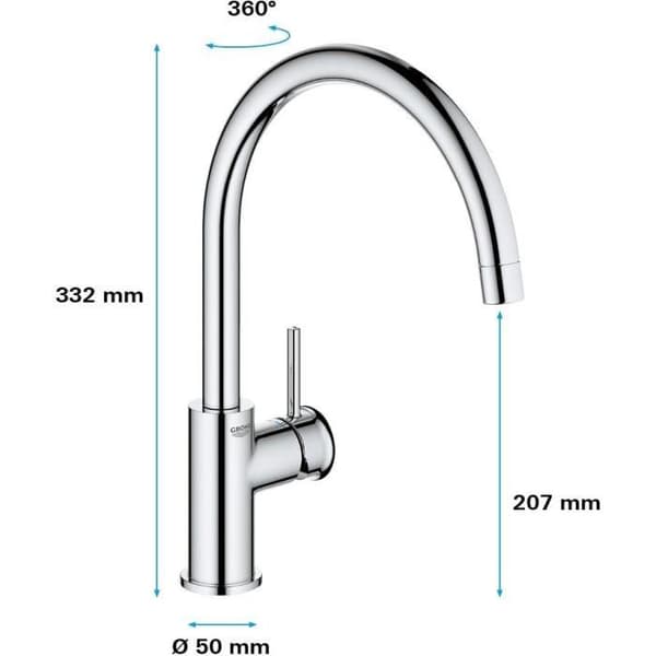 GROHE - Etgrebs håndvaskarmatur