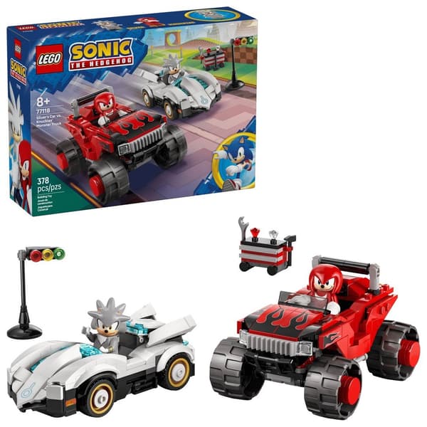 LEGO Sonic 77118 Sølvbil vs. Knuckles' Monsterbil