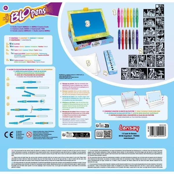 Blopens - LANSAY - Luova eläinstudio - 5-vuotiaasta alkaen