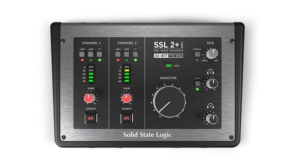 Solid State Logic SSL2+ MKII - 2x2 USB-C ljudgränssnitt