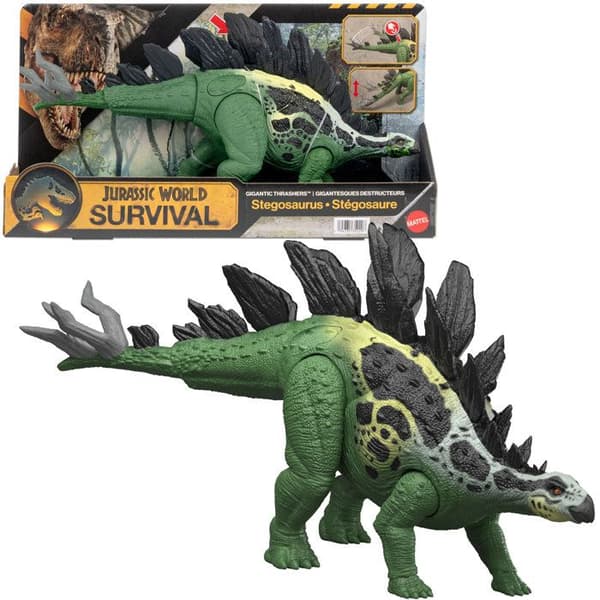 Mega Action - Stegosaurus - Jurassic World Overlevelse - JKL85