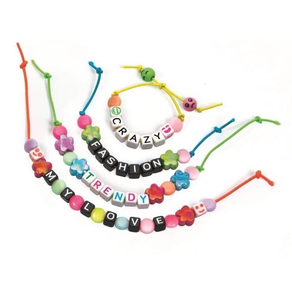 Skabelse af CLEMENTONI mini lyserøde armbånd