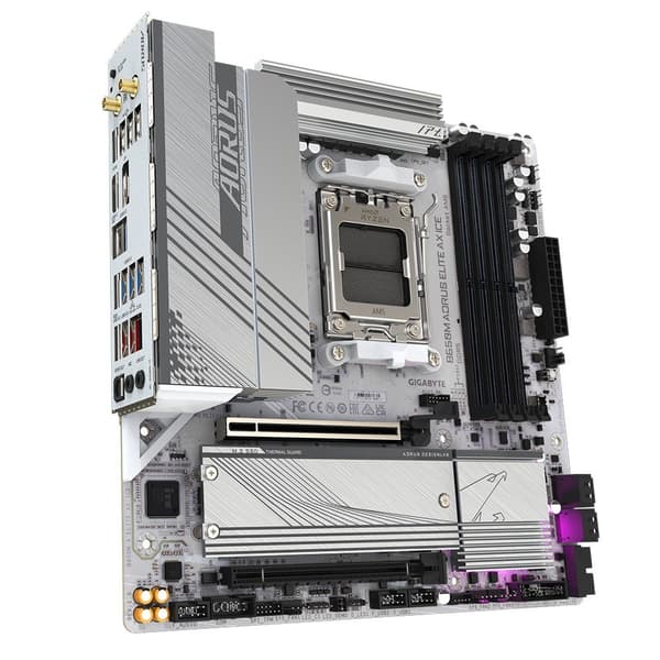 Gigabyte B650M AORUS ELITE AX ICE moderkort