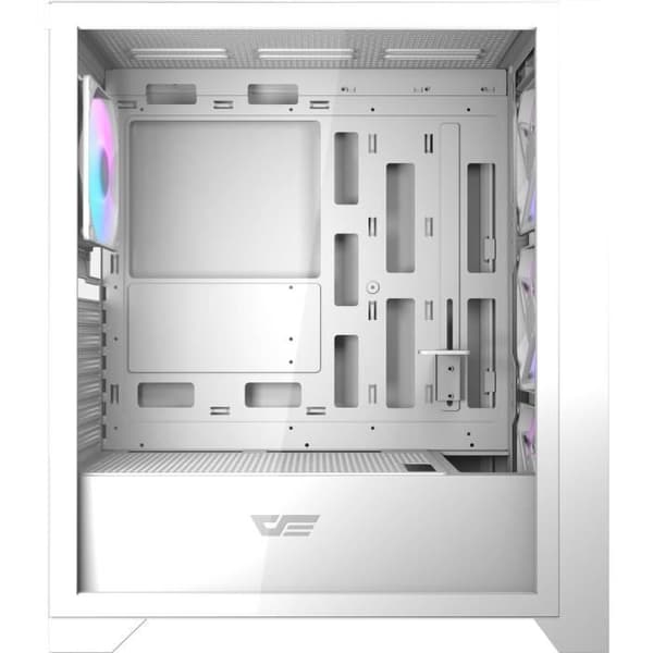 Kabinet uden strømforsyning - DARKFLASH DRX70 MESH - Miditower - ATX-format - Hvid