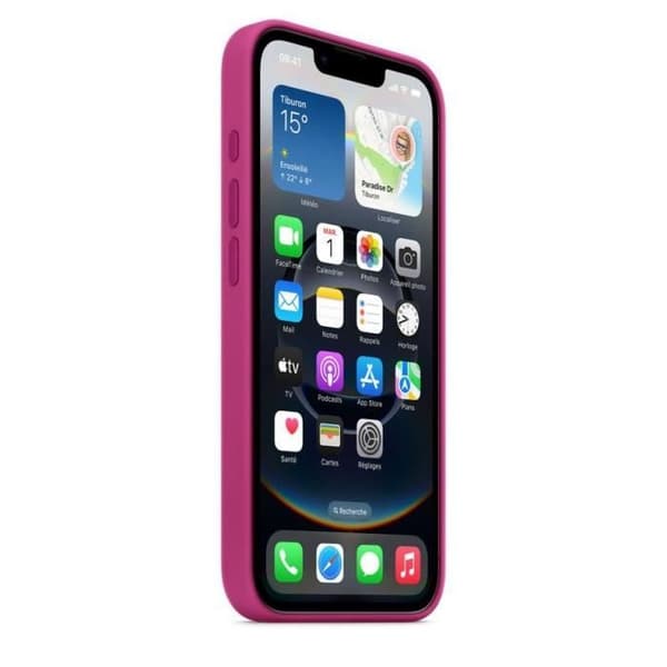 APPLE - iPhone 16E - Silikonecover - Fuchsia