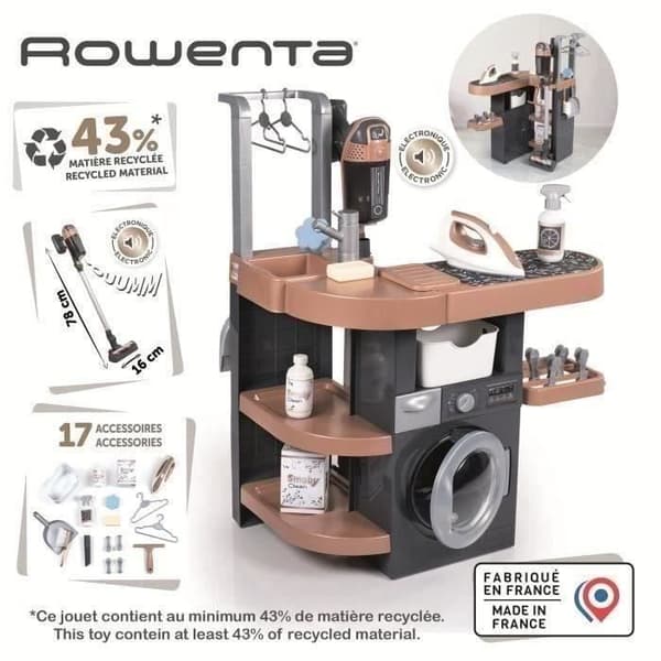 SMOBY - Rowenta Wash&Clean Laundry - 3-åringar