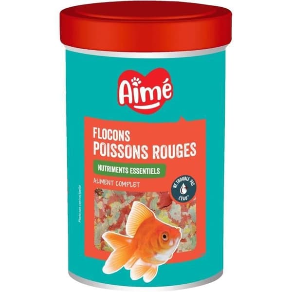 Fiskfoder - AIME - Guldfiskflingor - 1000 ml