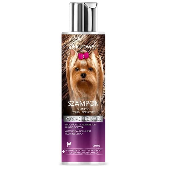 Eurowet York Shampoo til langhårede hunde 200 ml