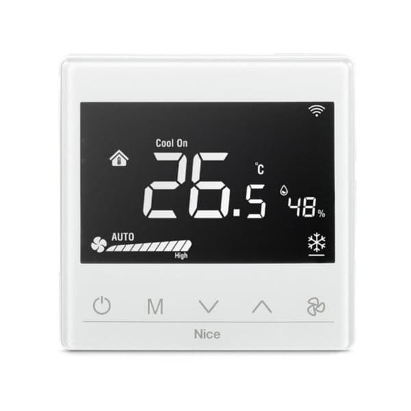 Nice Fan2-Control Vit Temperaturreglerande Termostat