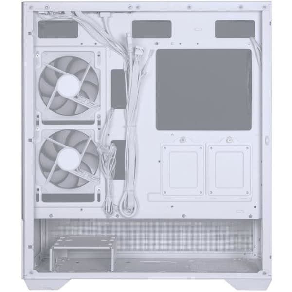 Kabinet uden strømforsyning - BITFENIX CETO Basic - Miditower - ATX-format - Hvid