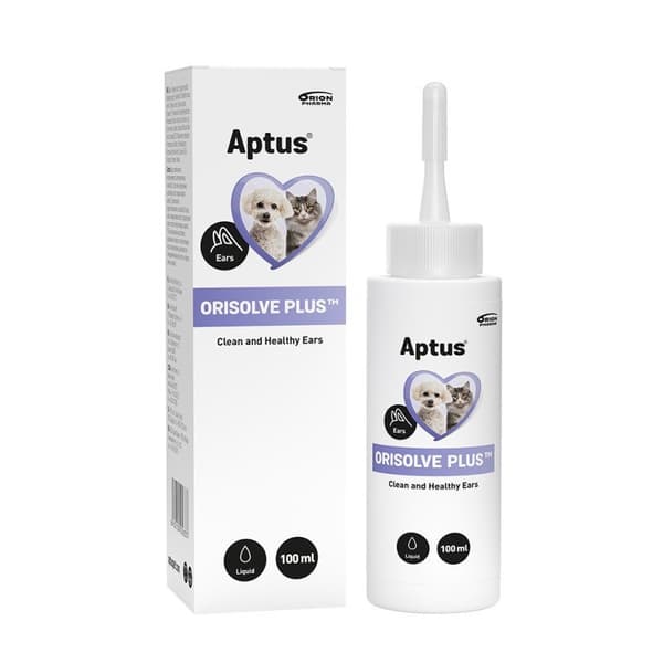 APTUS ORISOLVE Plus ørehygiejne til hunde og katte 100 ml