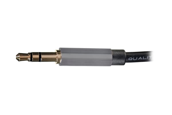 3,5 mm han til 2RCA han lydkabel 5 m sort