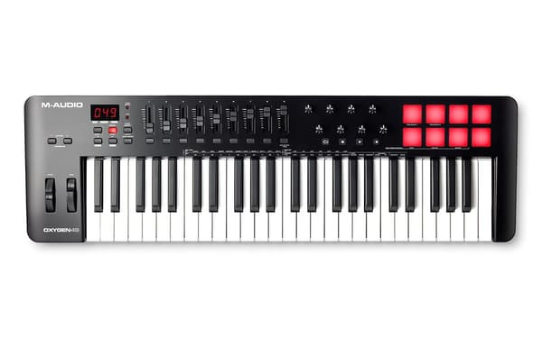 M-AUDIO Oxygen 49 (MKV) MIDI-keyboard 49 tangenter USB Sort