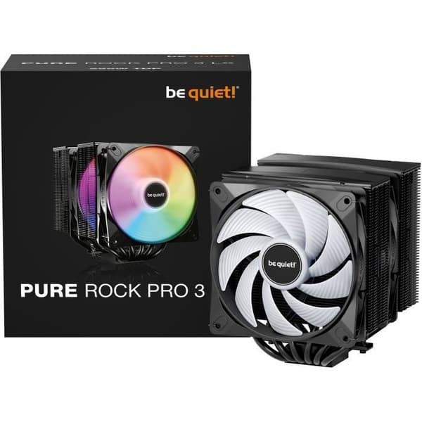 BE QUIET! - Pure Rock Pro 3 LX - CPU-køler - BK043 - Sort