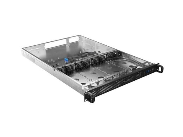 Lanberg SC01-6501-12B modulärt serverchassi Rack (1U) 0 GB