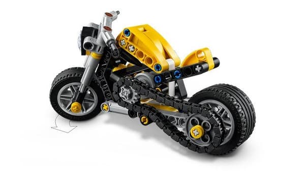 LEGO TECHNIC 42225 Gul Motorcykel