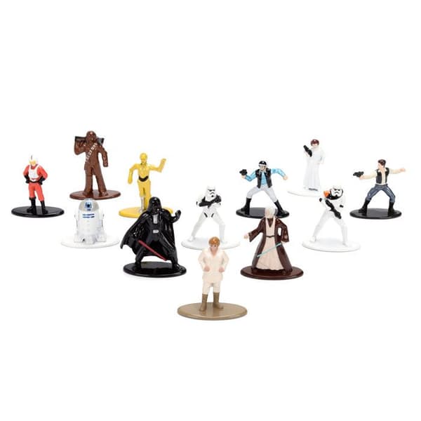 Jada - Star Wars Figurer - 4cm - Sæt med 12 dele