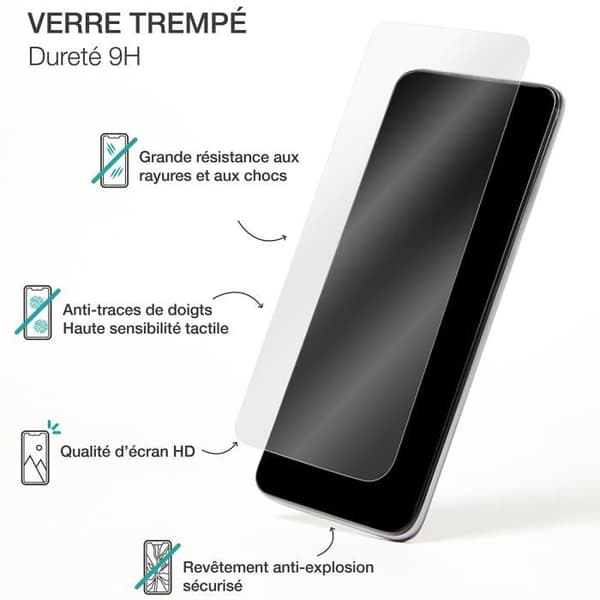 Hærdet glas til iPhone 17/iPhone 16 Pro - 2.5D - SmartFrame