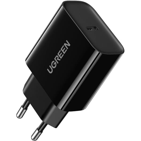 UGREEN Vægoplader - 1 USB-C Port - 20W - Sort