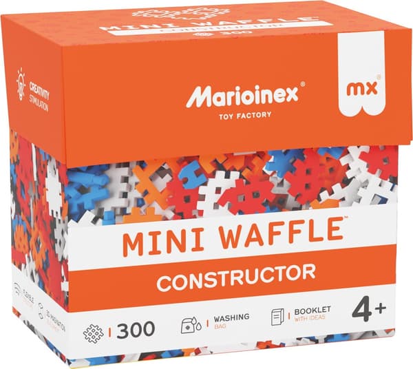 MARIOINEX Mini Waffle Constructor Blocks. 300 bitar