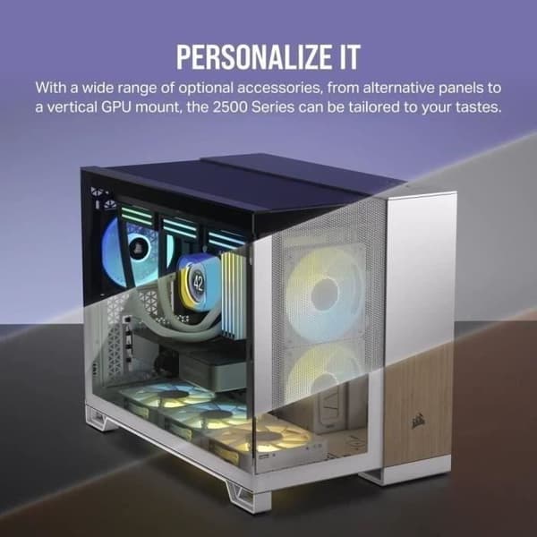 PC-chassi - CORSAIR - CC-9011268-WW - 2500X - Vit