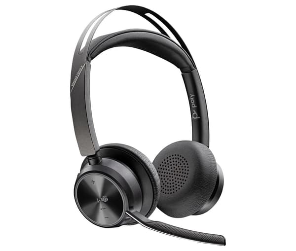 Poly Voyager Focus 2-M USB-CC Headset USB-C/A Adapter Opladningsstativ