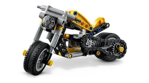 LEGO TECHNIC 42225 Gul Motorcykel