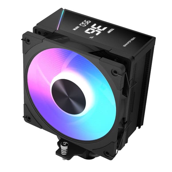 MODECOM CPU-KØLER VOLCANO 0C T102 LCD ARGB SORT