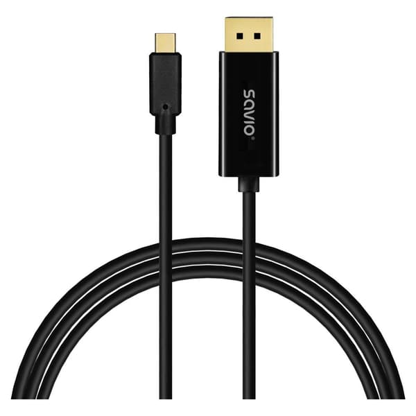 Savio CL-207 USB-kabel 2 m USB C Sort