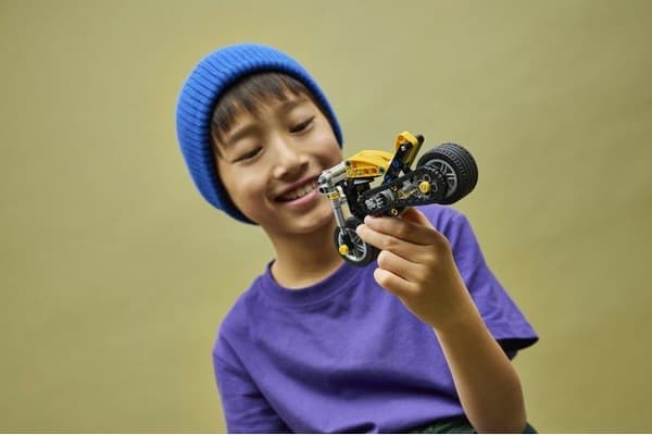 LEGO TECHNIC 42225 Gul Motorcykel